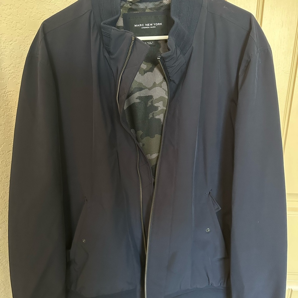 Marc New York Men's Navy Bomber Jacket